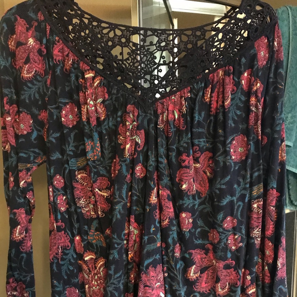 Lucky Brand sz 1X blouse